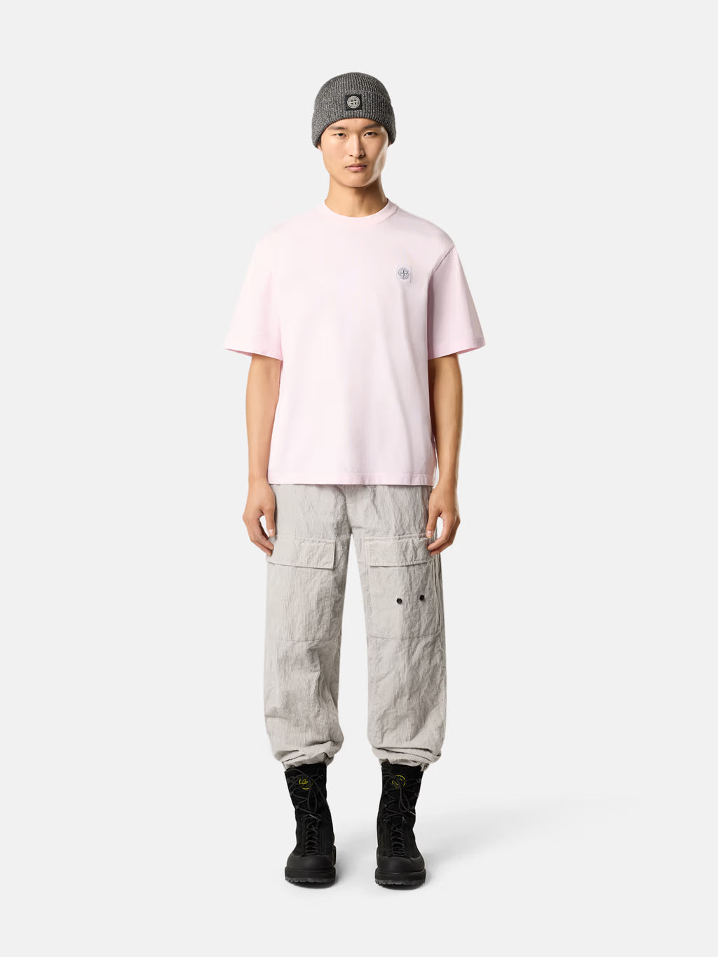 Stone Island : COMBED ORGANIC COTTON JERSEY