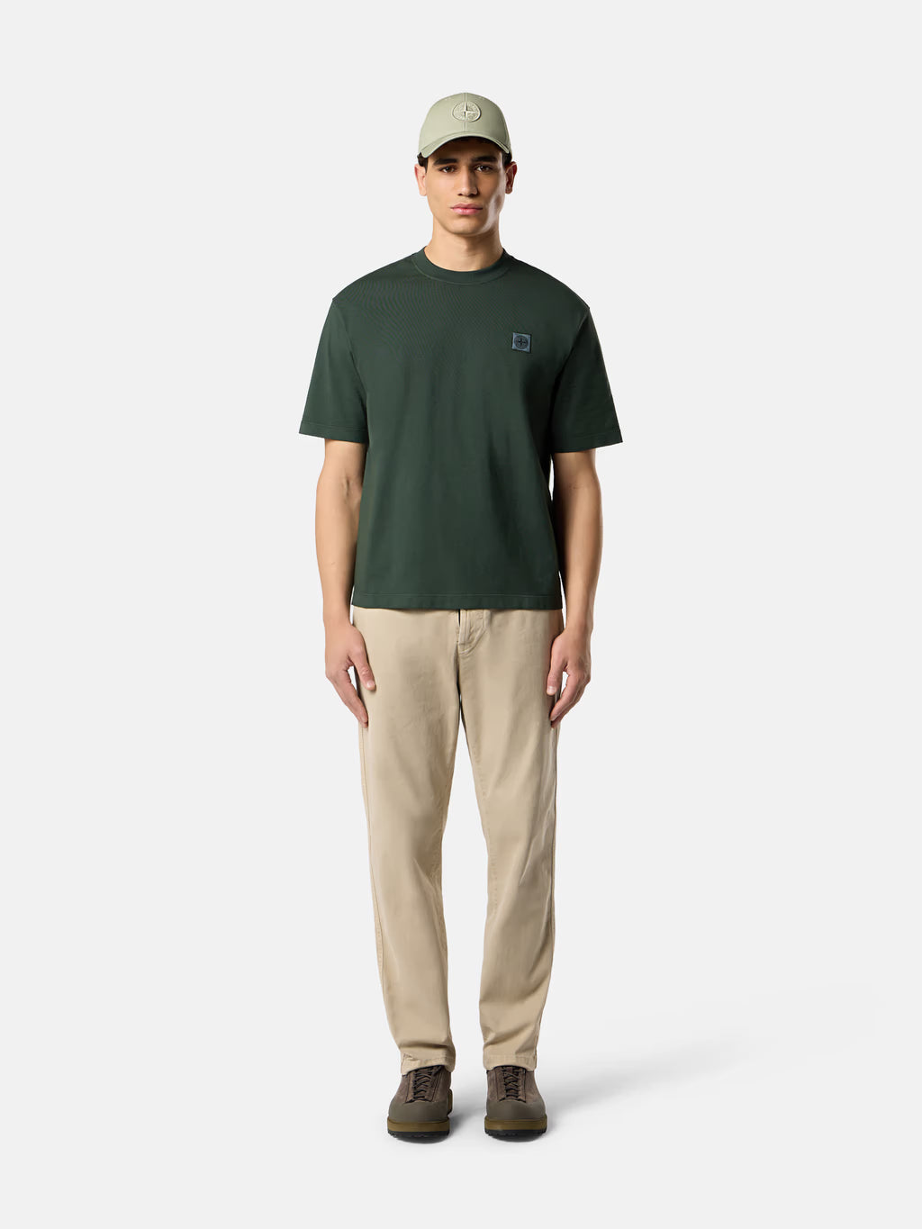 Stone Island : COMBED ORGANIC COTTON JERSEY
