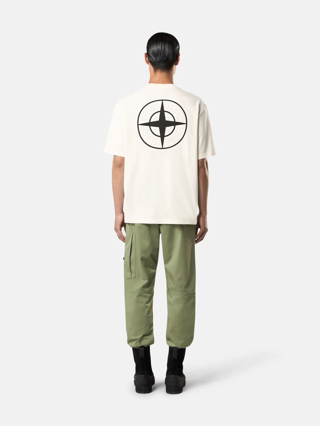 Stone Island : COMBED ORGANIC COTTON JERSEY