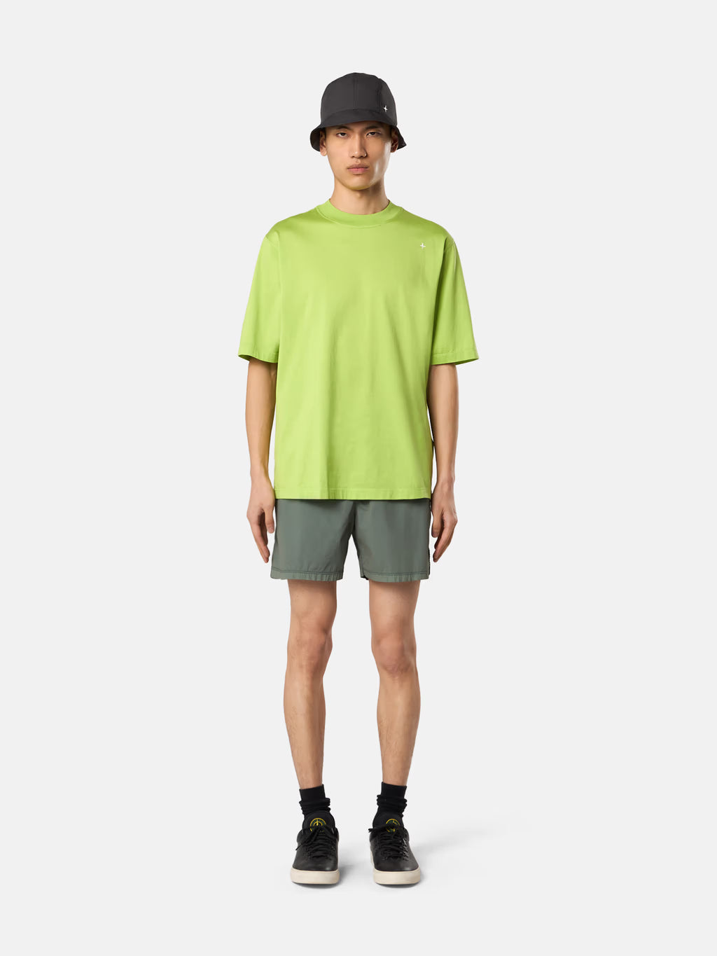 Stone Island : MERCERIZED COTTON JERSEY_STONE ISLAND STELLINA