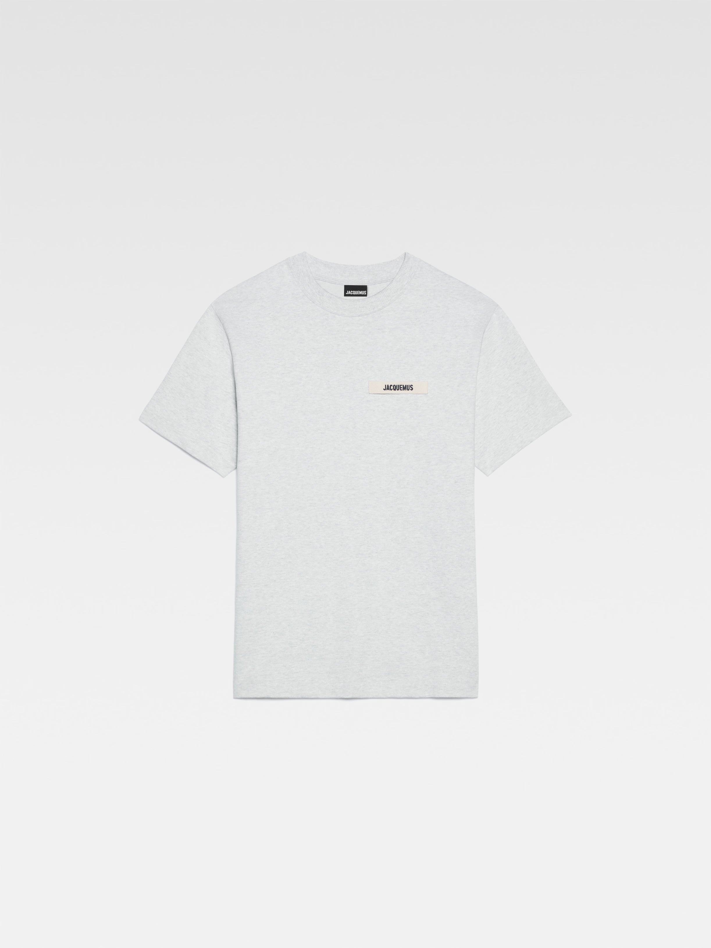 Jacquemus : Le t-shirt Gros Grain Gris