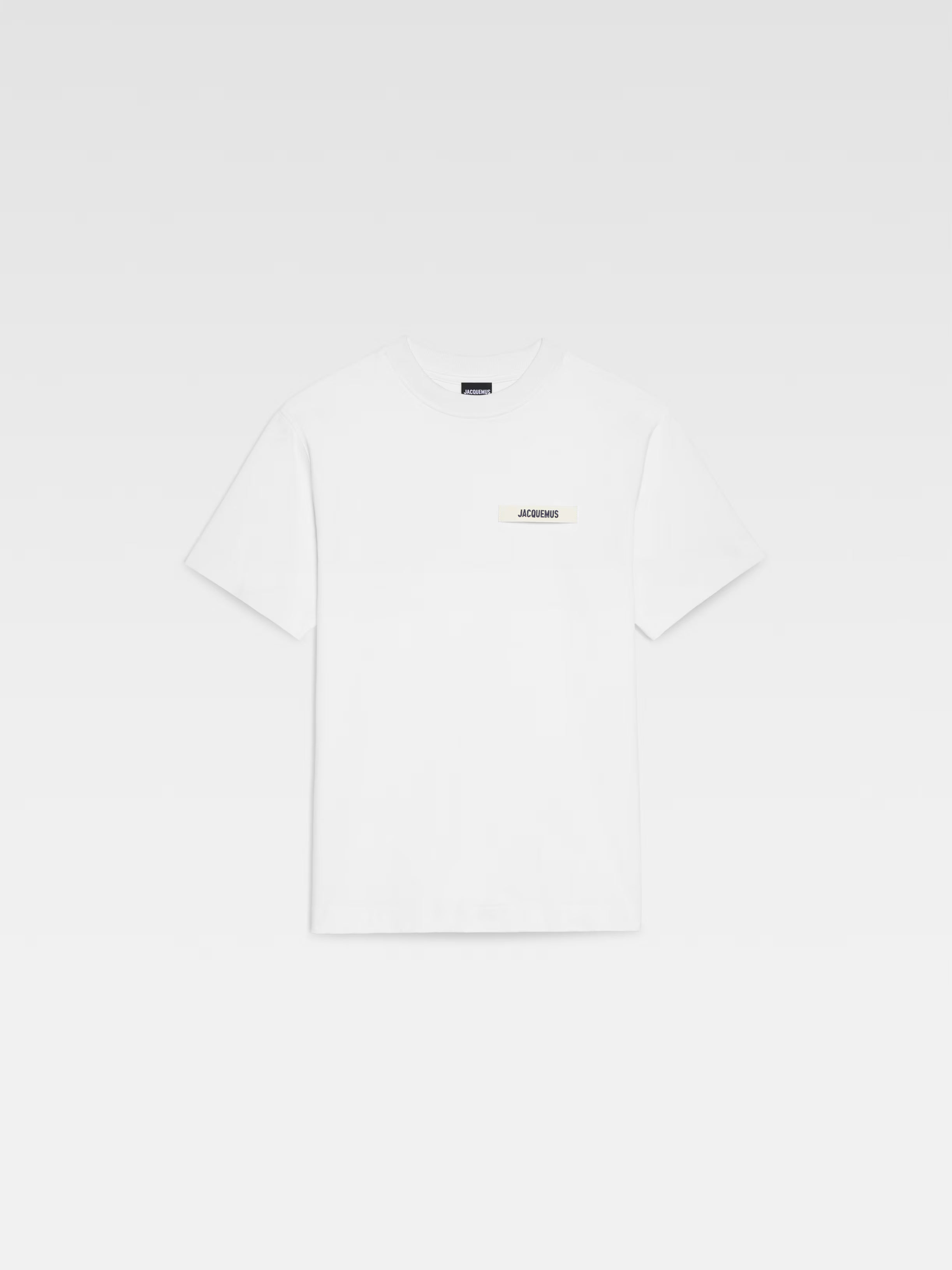 Jacquemus : Le t-shirt Gros Grain Beige