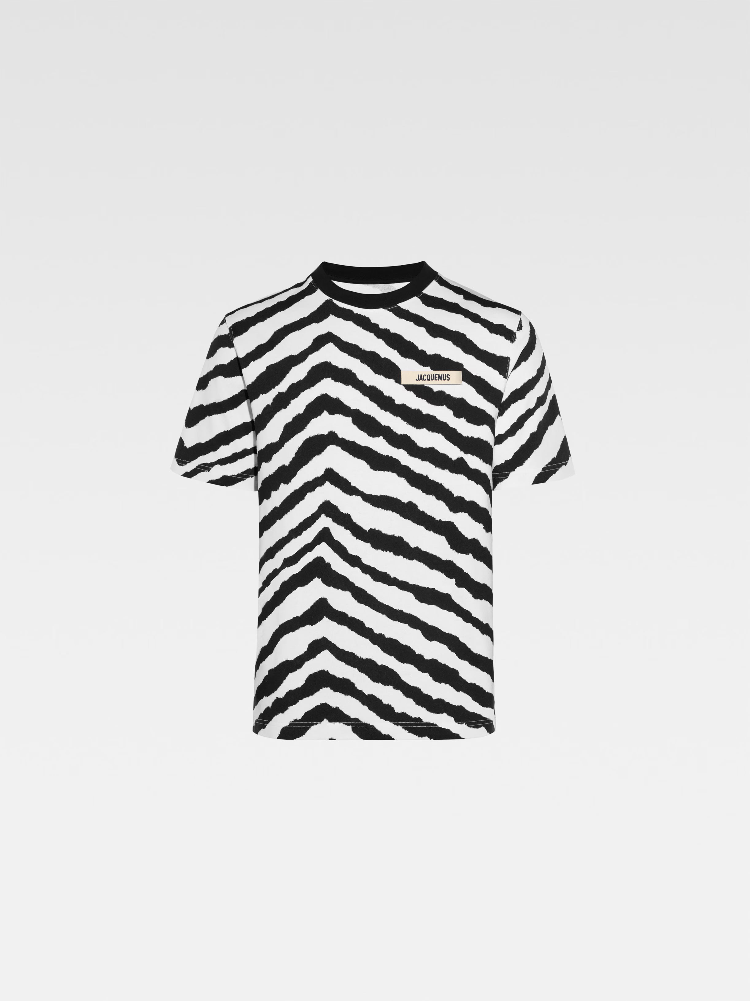 Jacquemus : Le t-shirt Gros Grain Zèbre