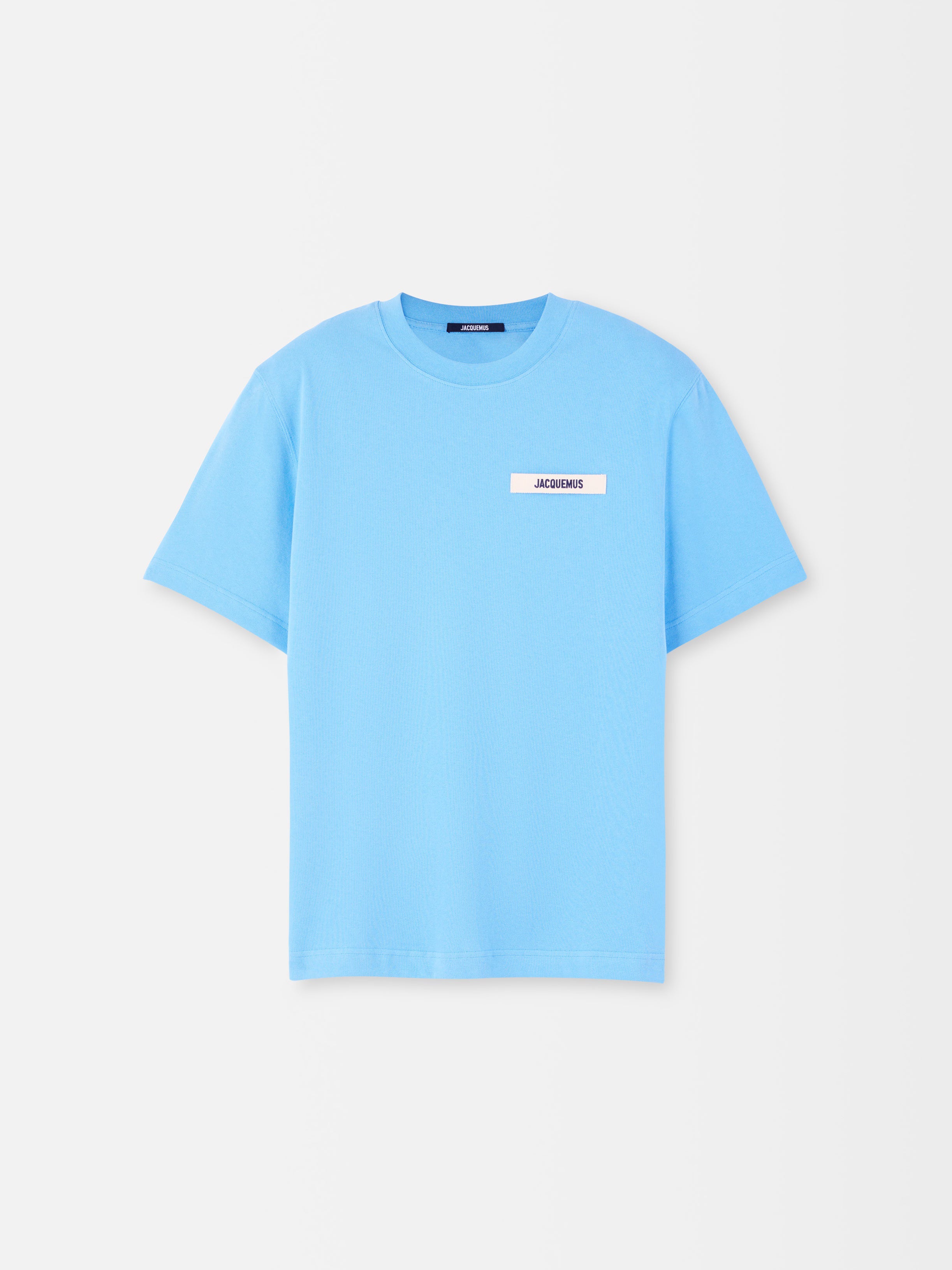 Jacquemus : Le t-shirt Gros Grain Bleu