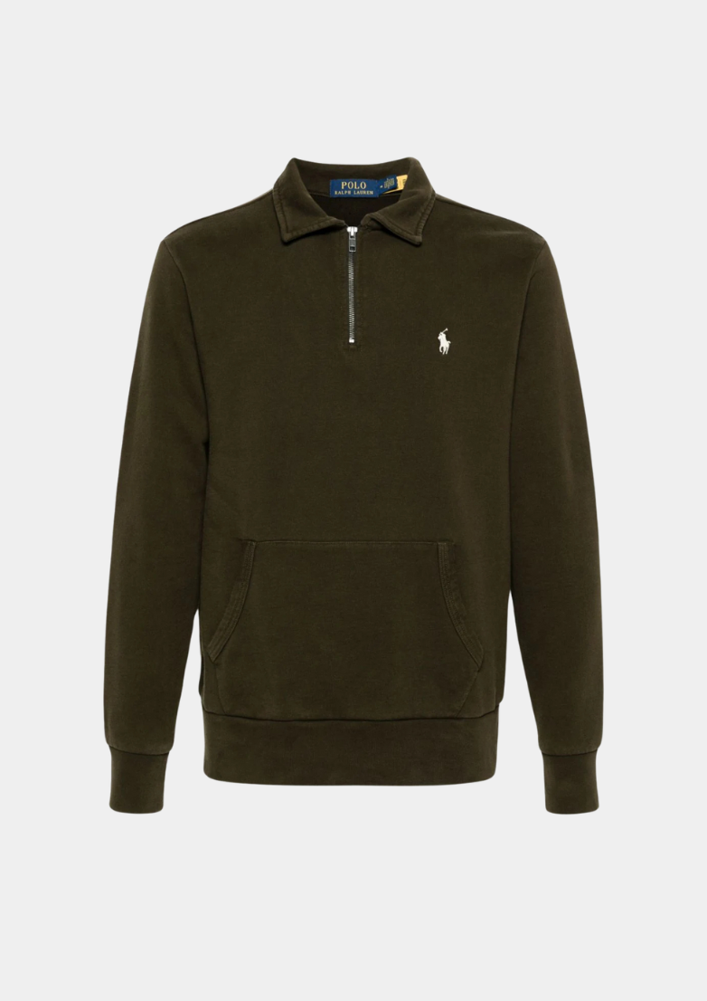 Polo zippé manches longues Ralph Lauren