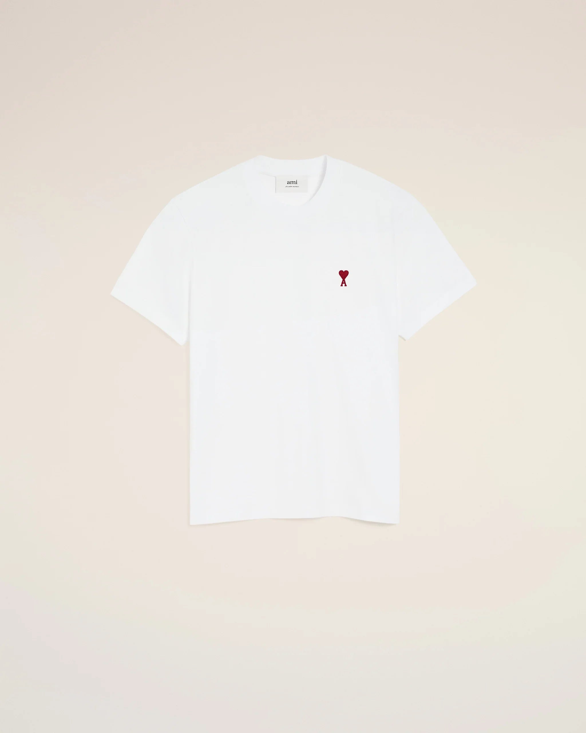 T-Shirt Blanc Ami de Coeur En Coton