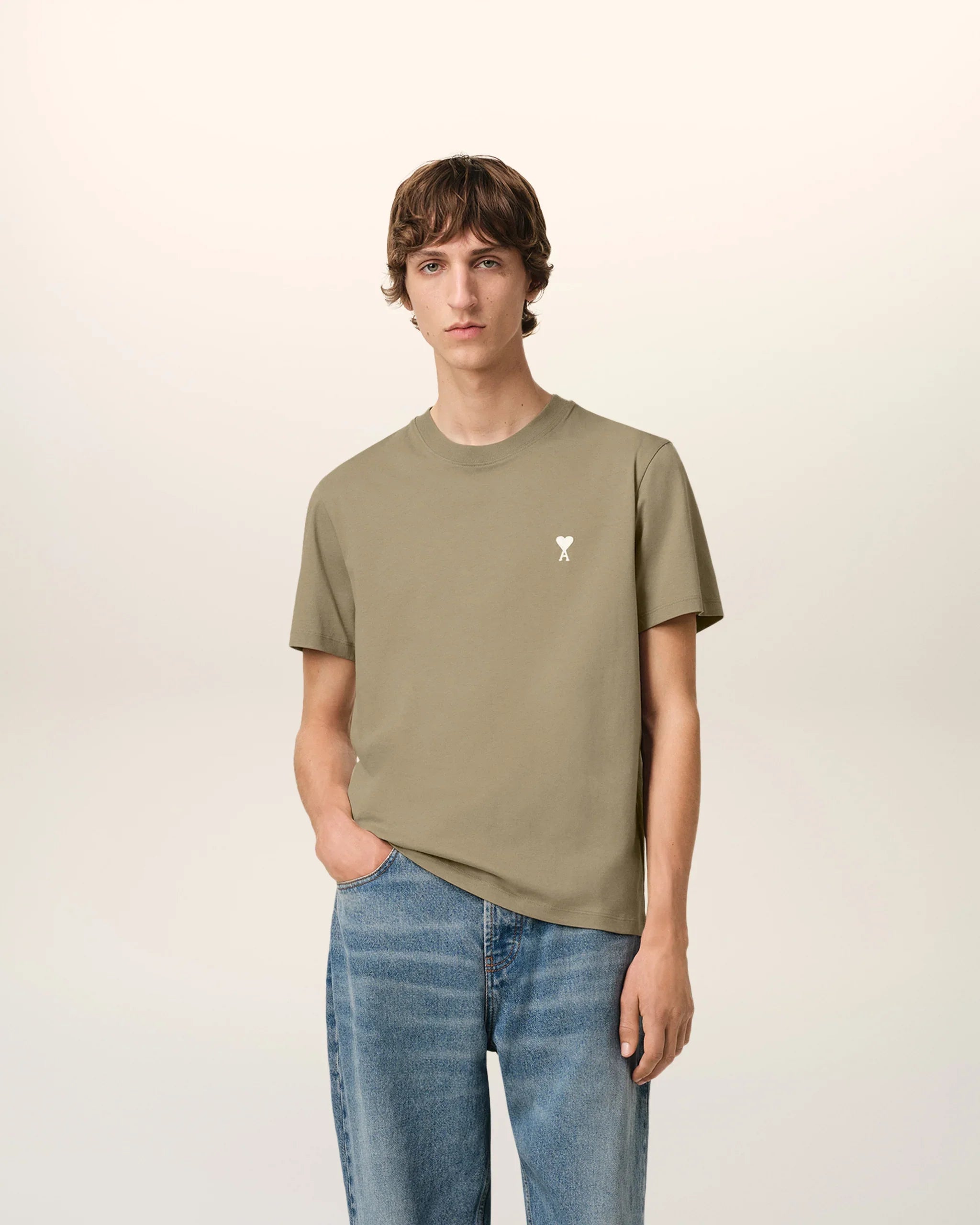 ami : T-Shirt Vert Ami de Coeur En Coton