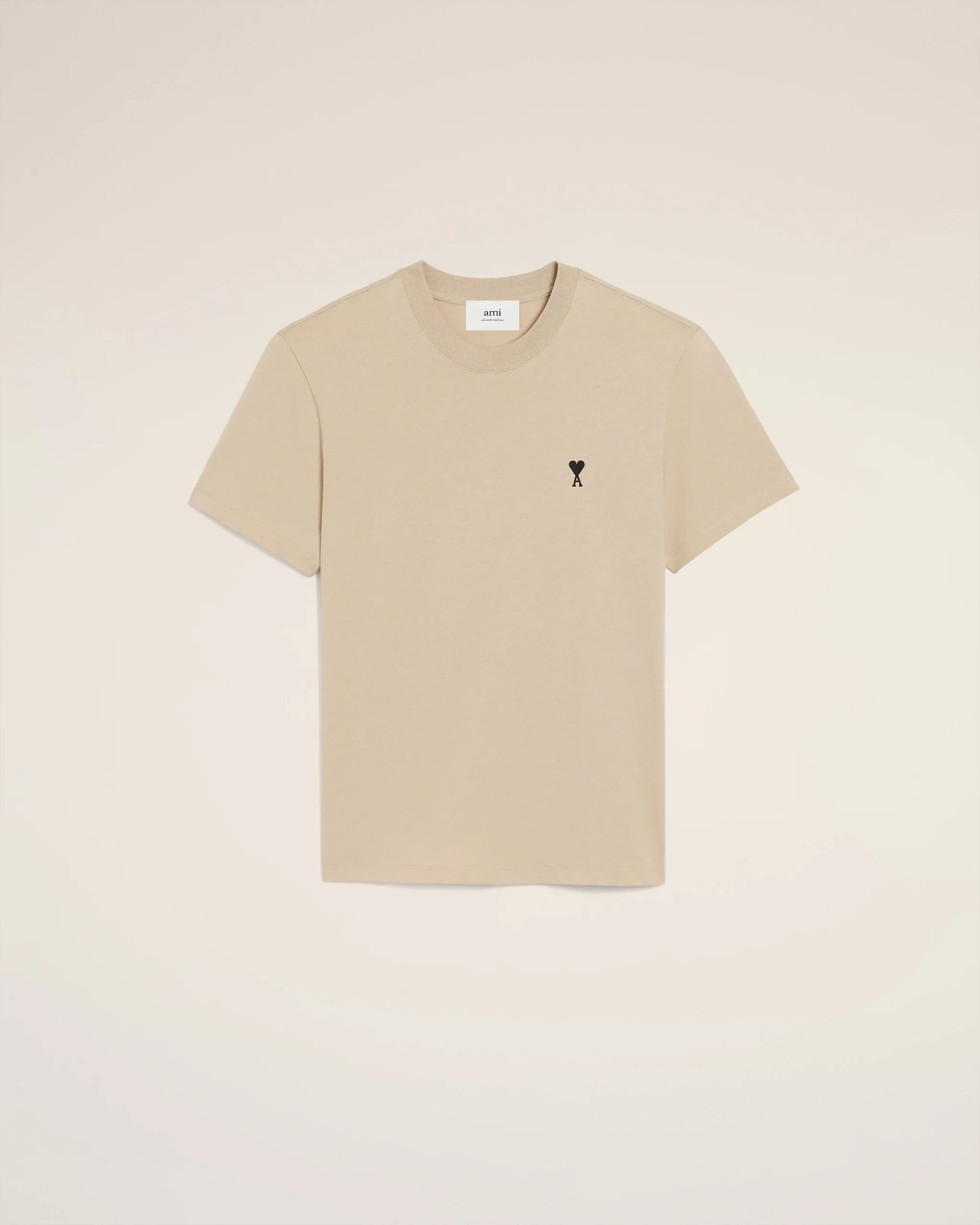 T-shirt Beige Ami De Coeur En Coton