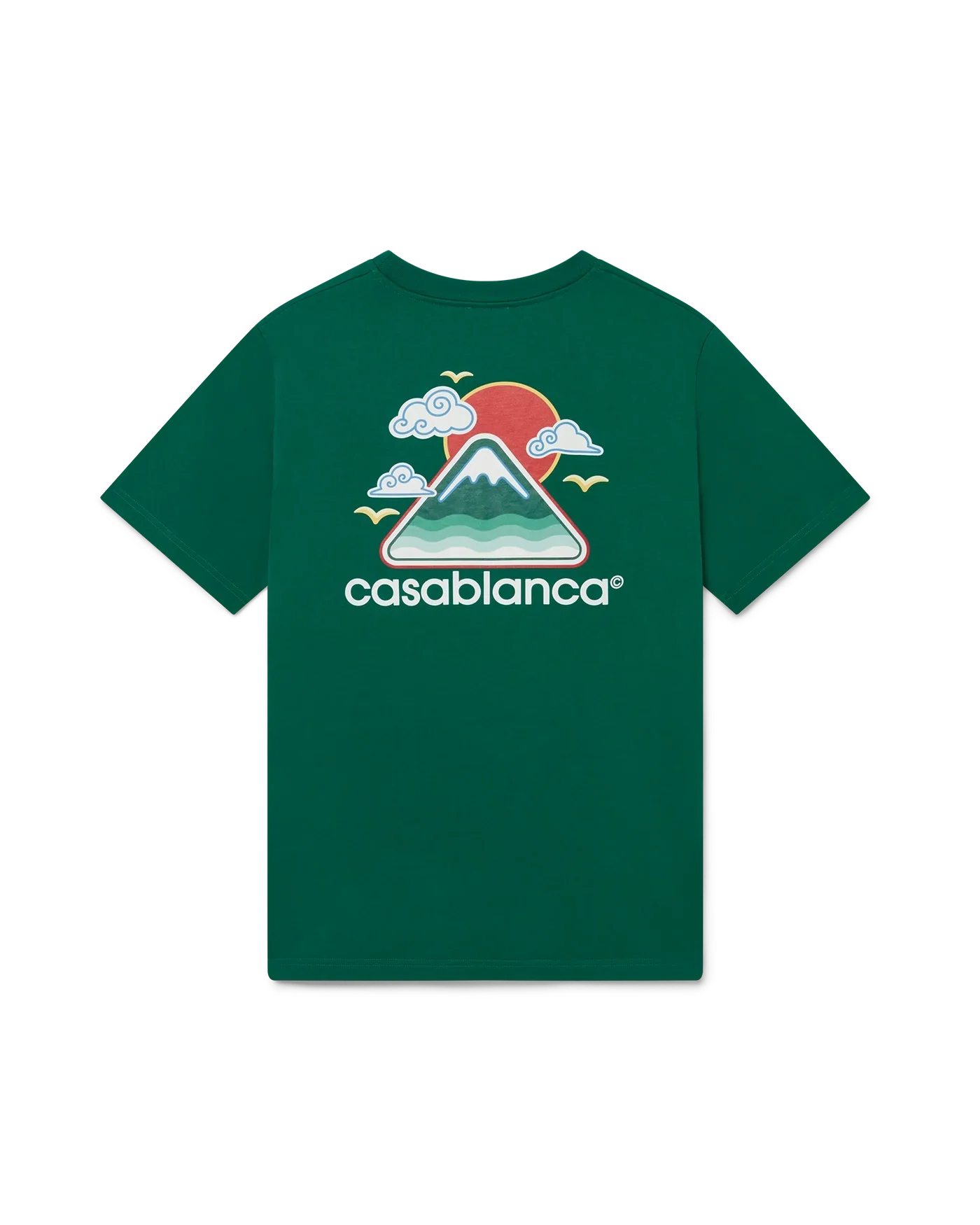 Casablanca : Montagne Ondulee T-Shirt Vert