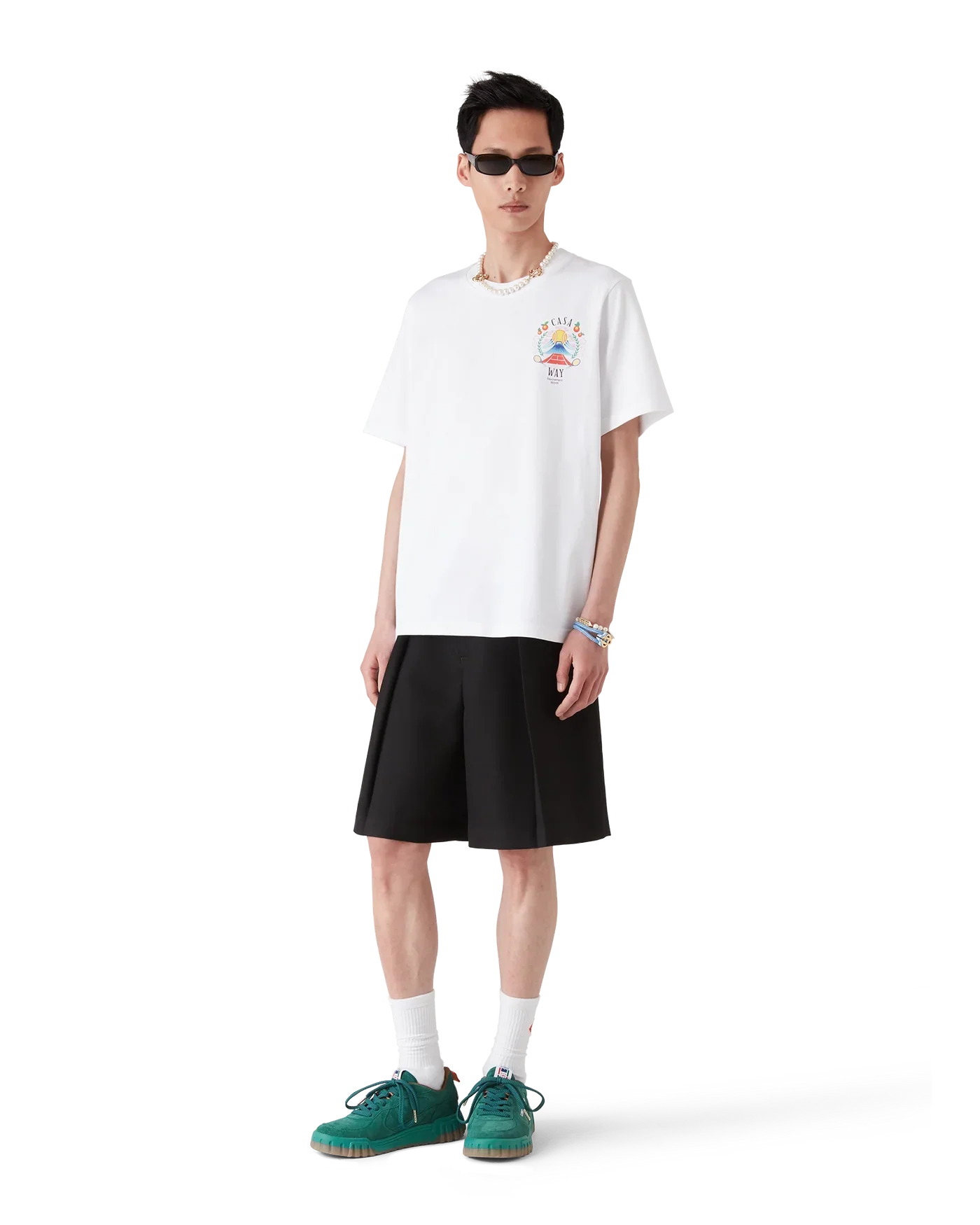 Casablanca : Casa Way Mountain T-Shirt Blanc