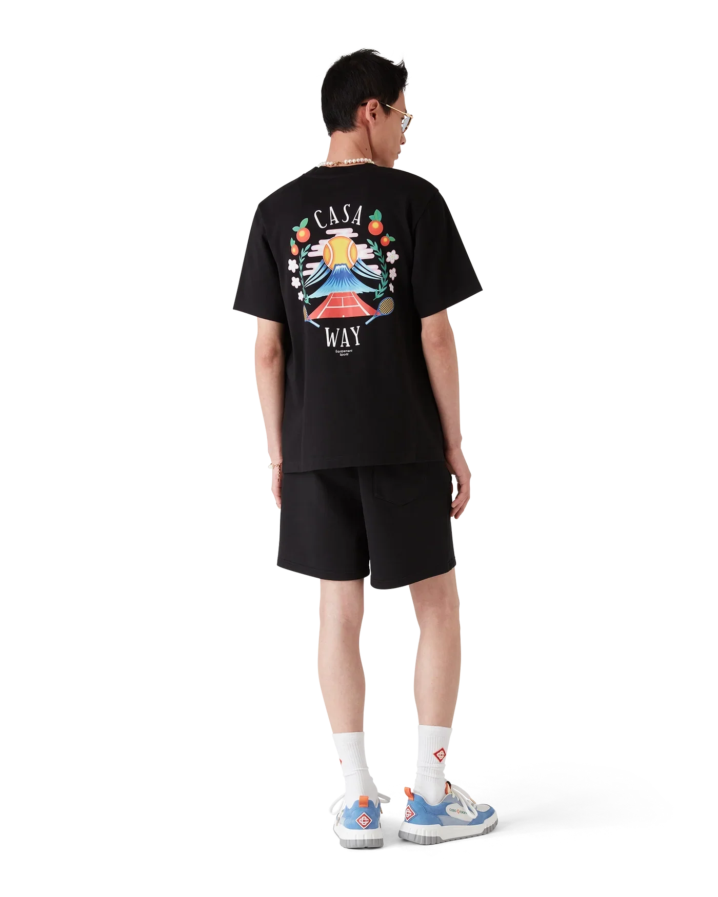 Casablanca : Casa Way Mountain T-Shirt Noir