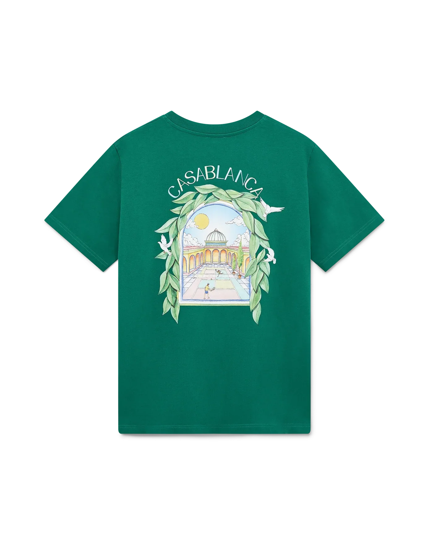 Casablanca : L'Arche De Tennis T-Shirt Vert