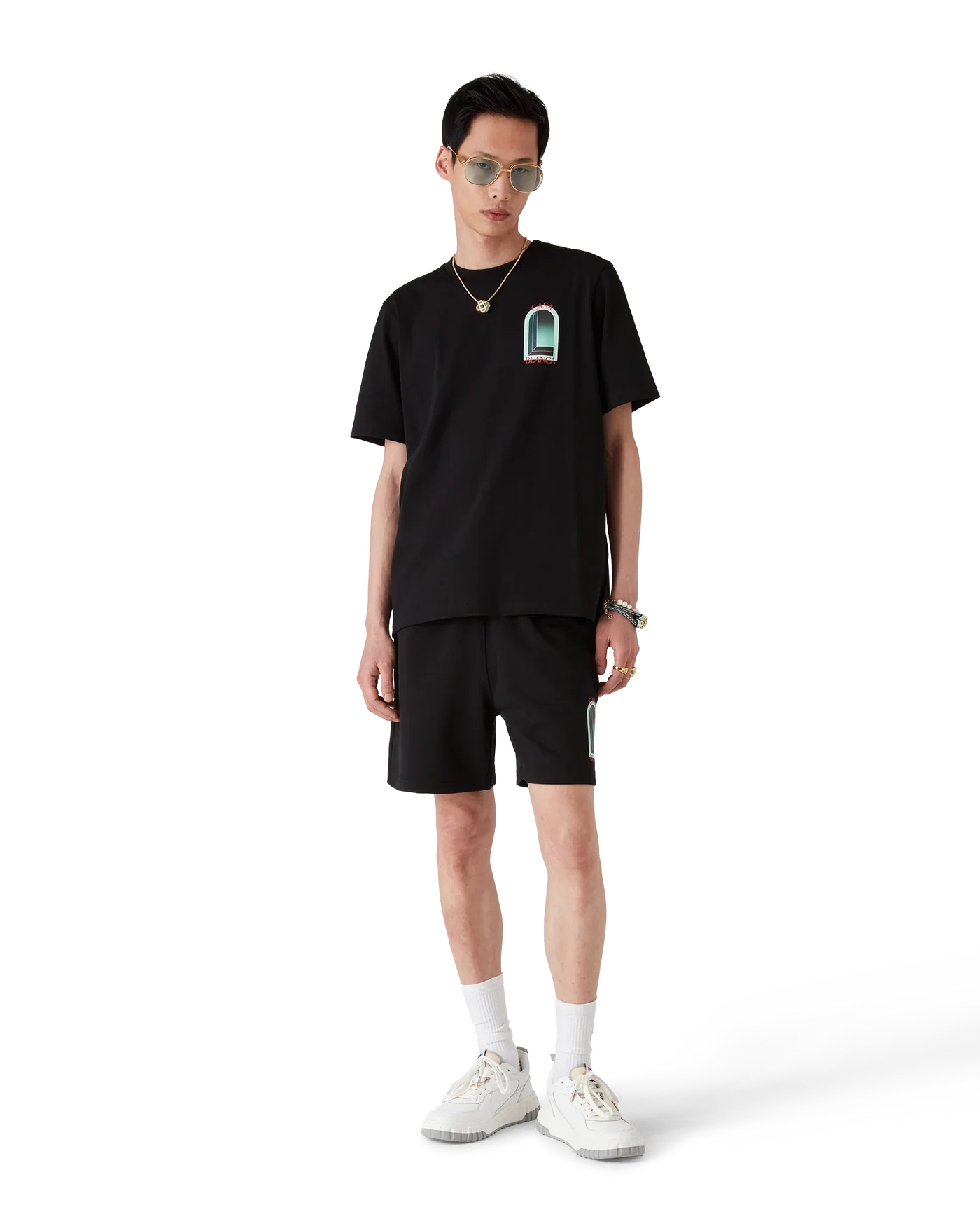 Casablanca : L'Arche T-Shirt Noir