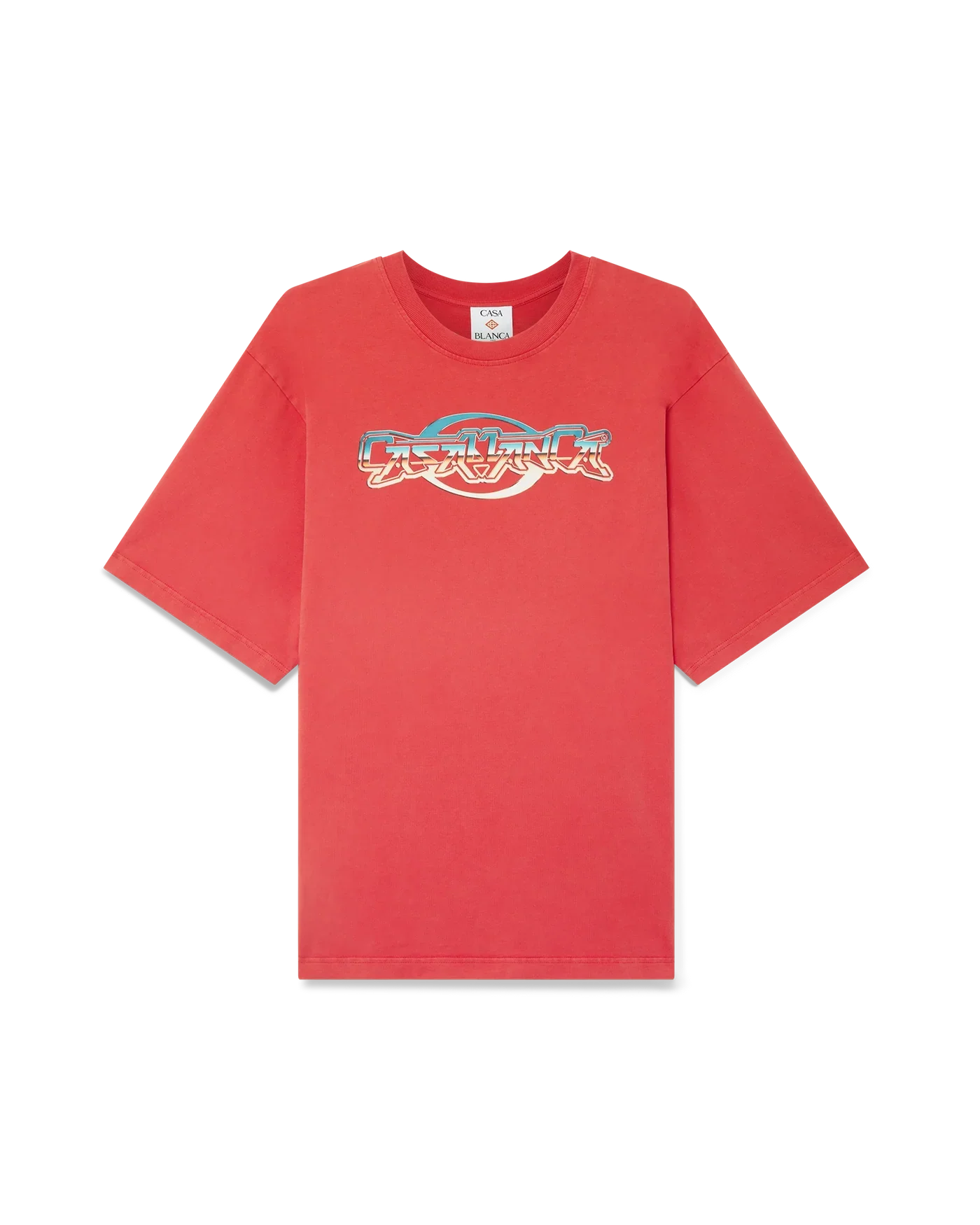Casablanca : Chrome T-Shirt Rouge