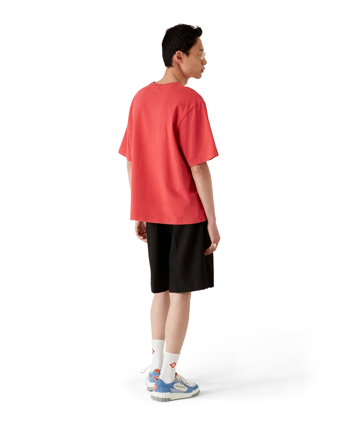 Casablanca : Chrome T-Shirt Rouge